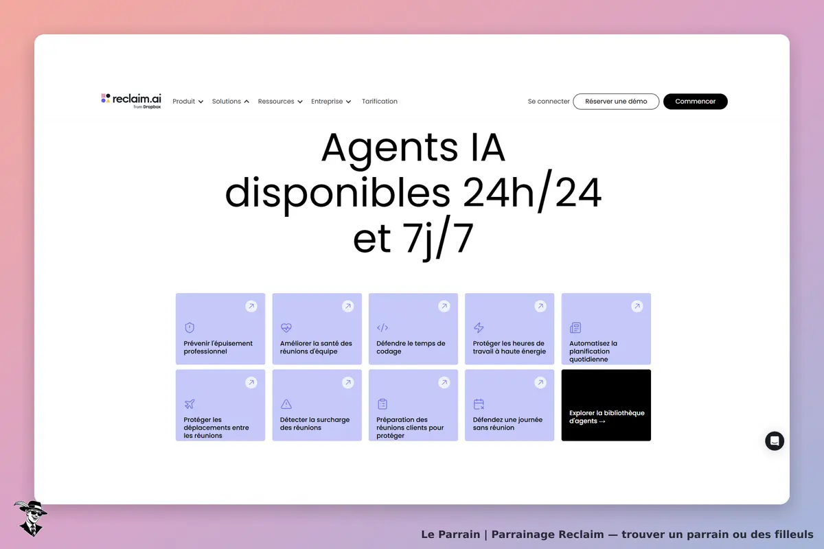 Page d'accueil du site