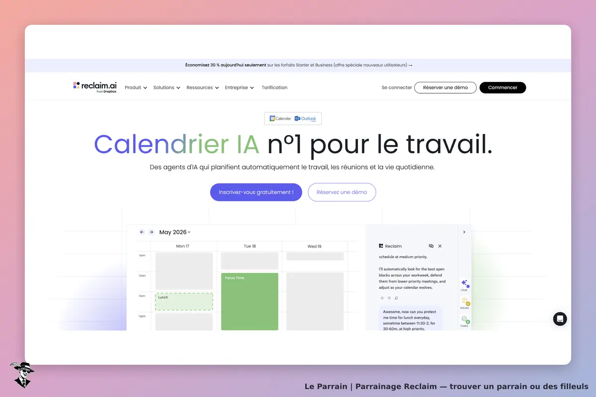 Page d'accueil du site