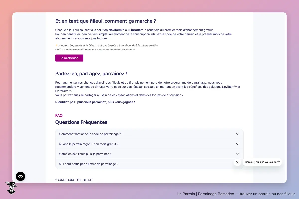 Capture d'écran de Remedee