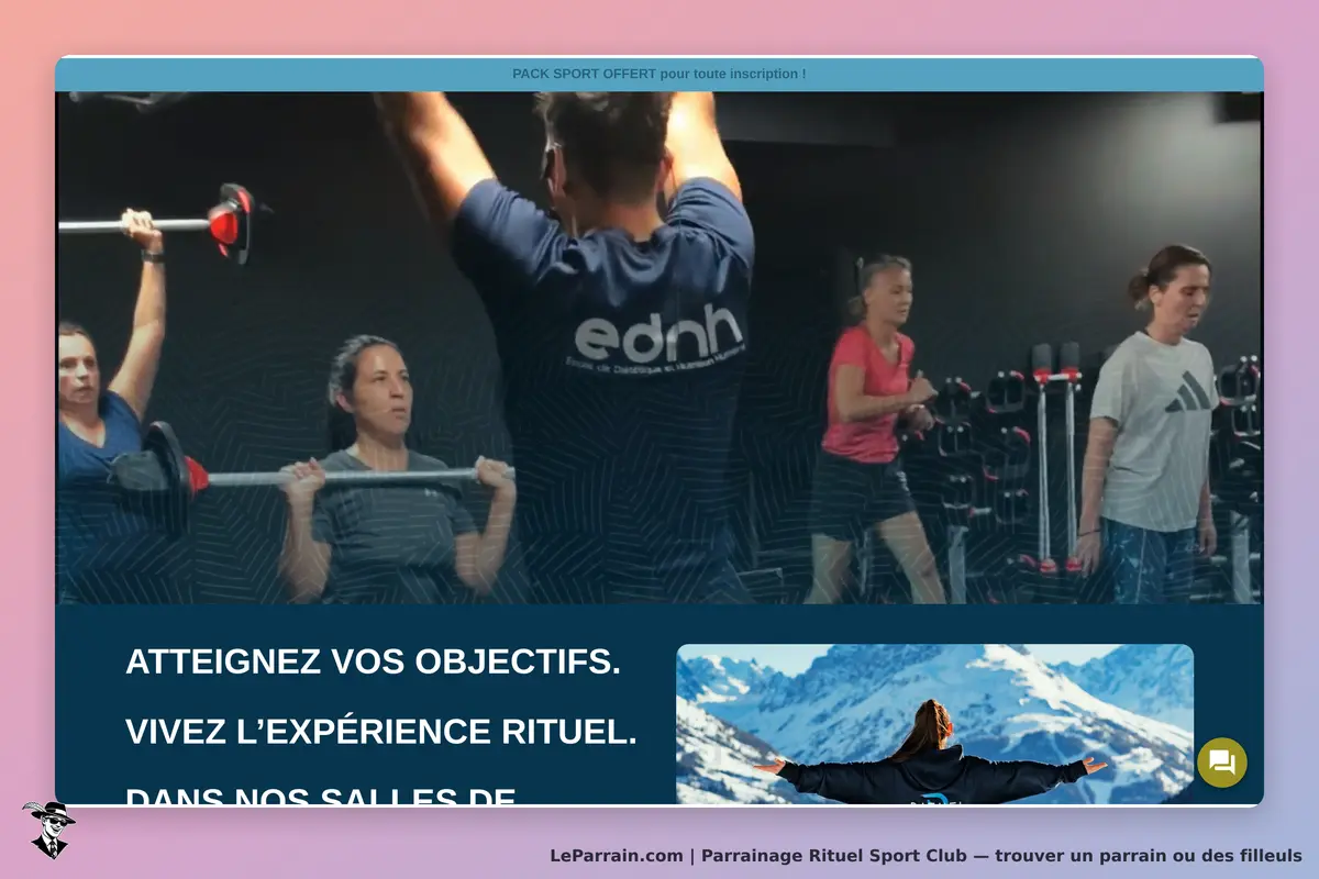Rituel Sport Club : plusieurs personnes s'entraînent dans une salle de sport moderne et dynamique