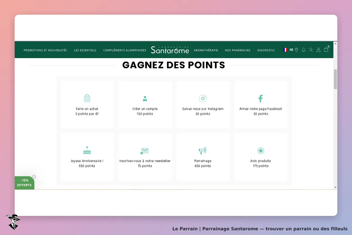 Explications des Points (parrainage 650points)