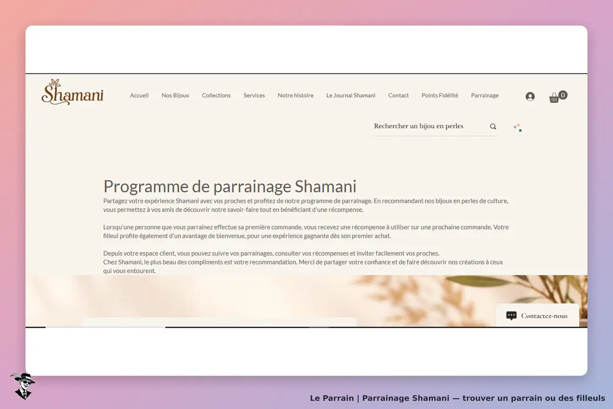condition parrainage