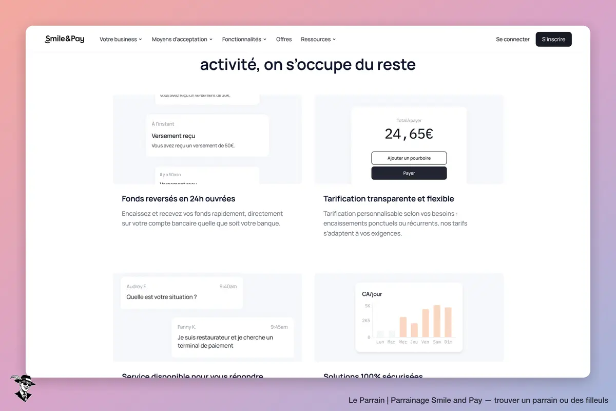 Capture d'écran de Smile and Pay