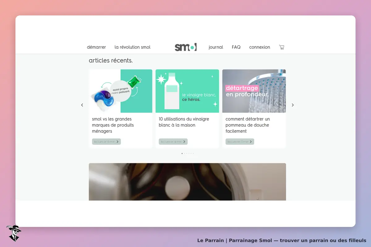 Smol : articles récents sur les produits ménagers et l'utilisation du vinaigre blanc