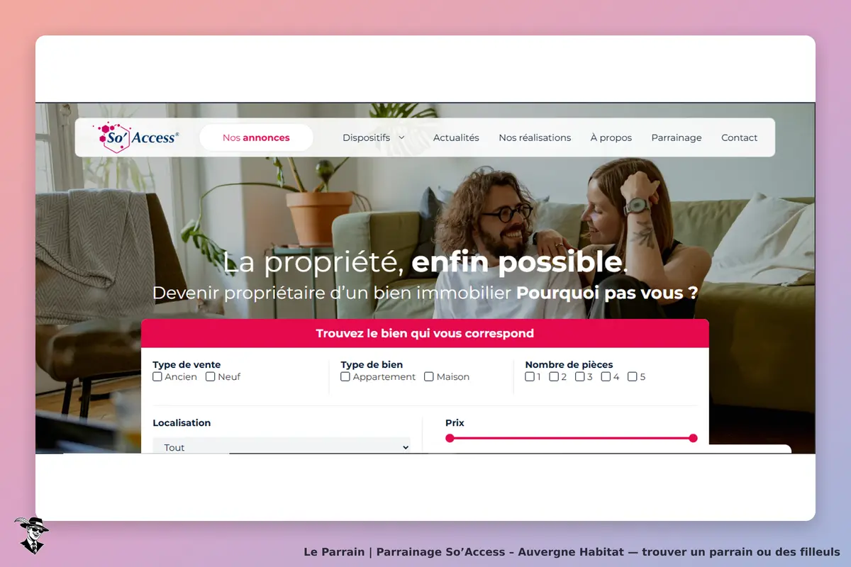 page oficiel