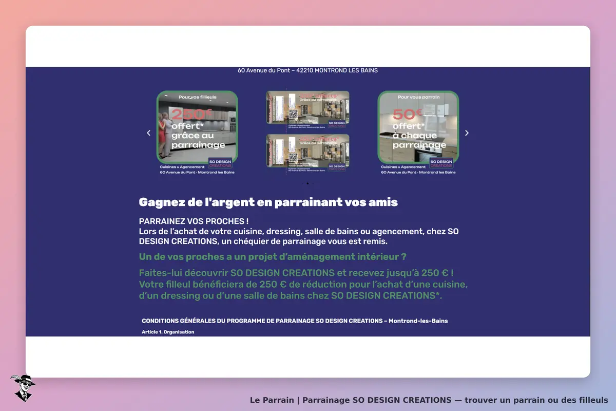 condition parrainage