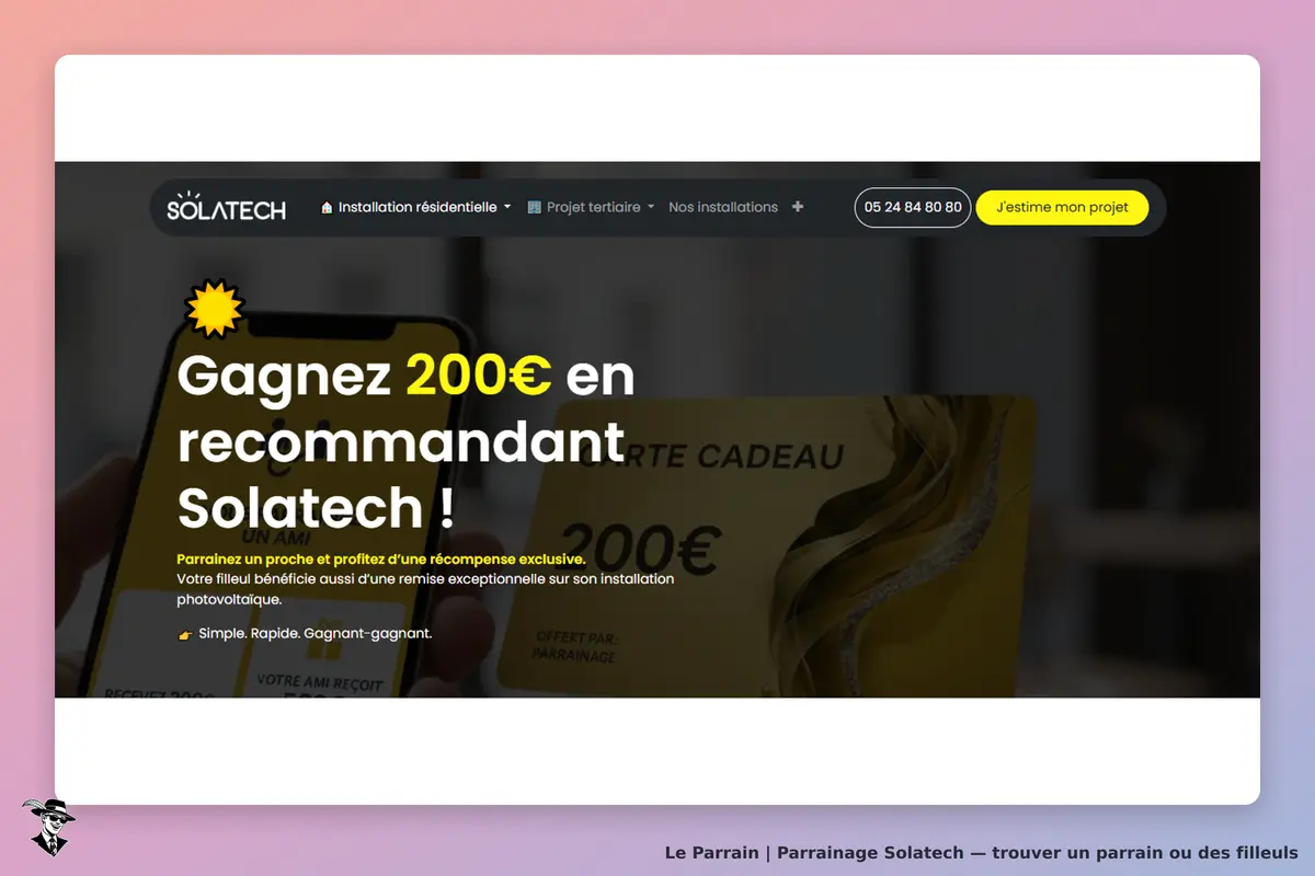 condition parrainage