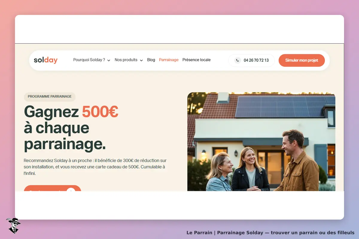 condition parrainage