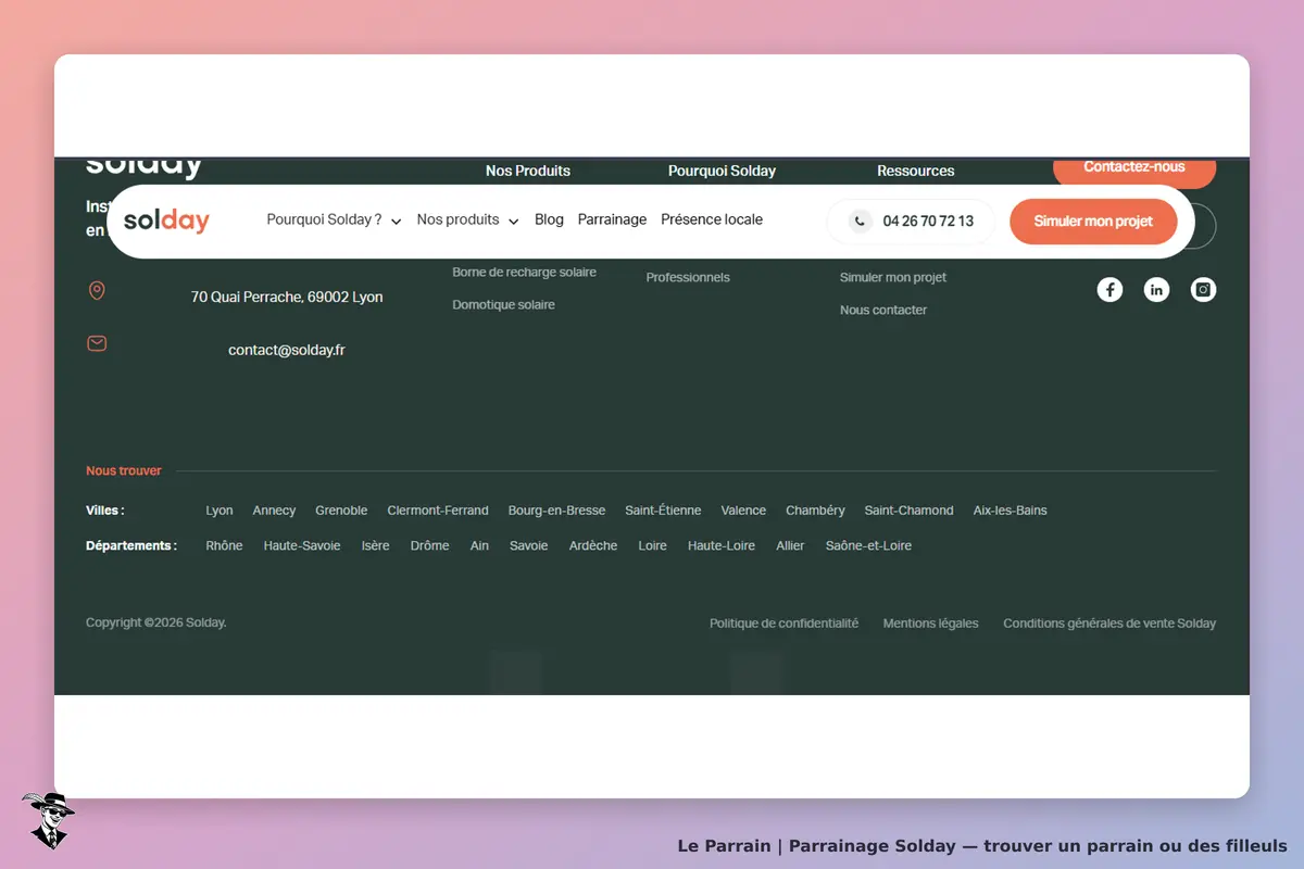 page oficiel
