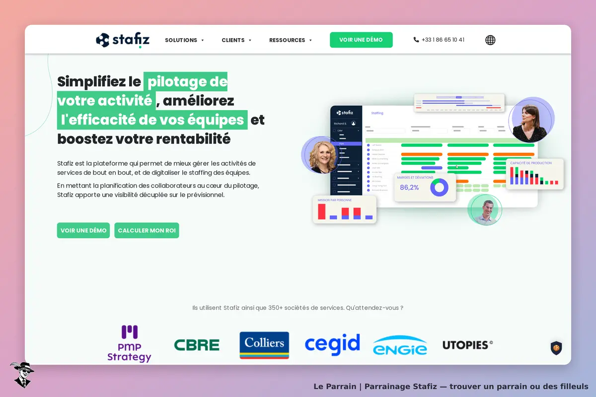 Page d'accueil de Stafiz