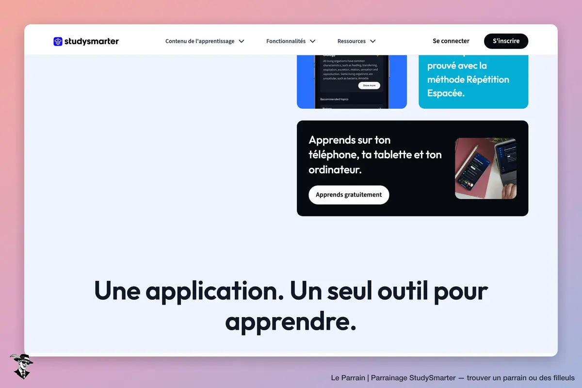Capture d'écran de StudySmarter