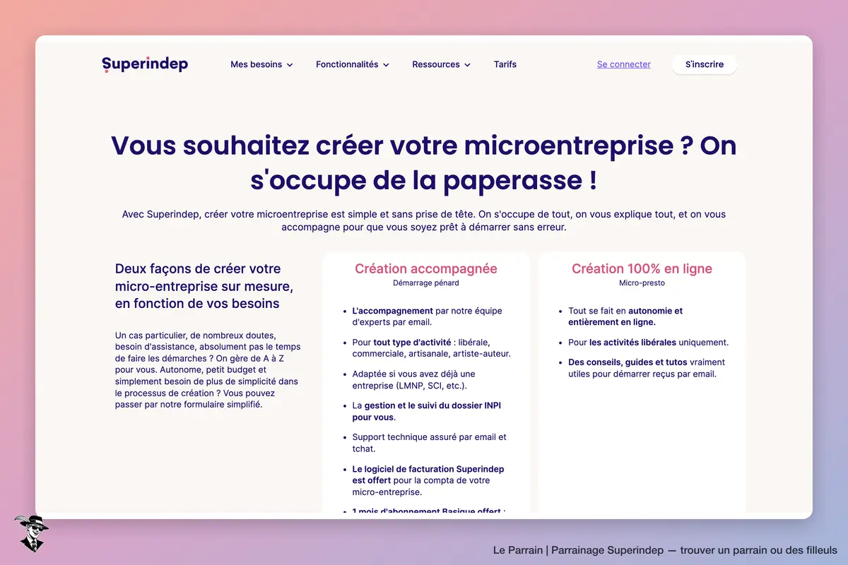 Capture d'écran de Superindep