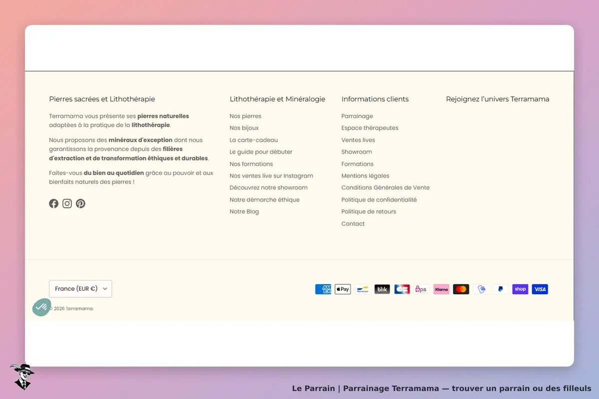 page d'accueil