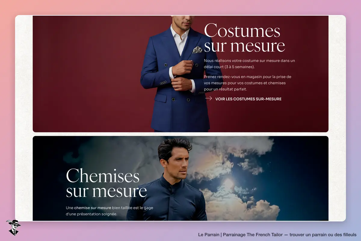 Capture d'écran de The French Tailor