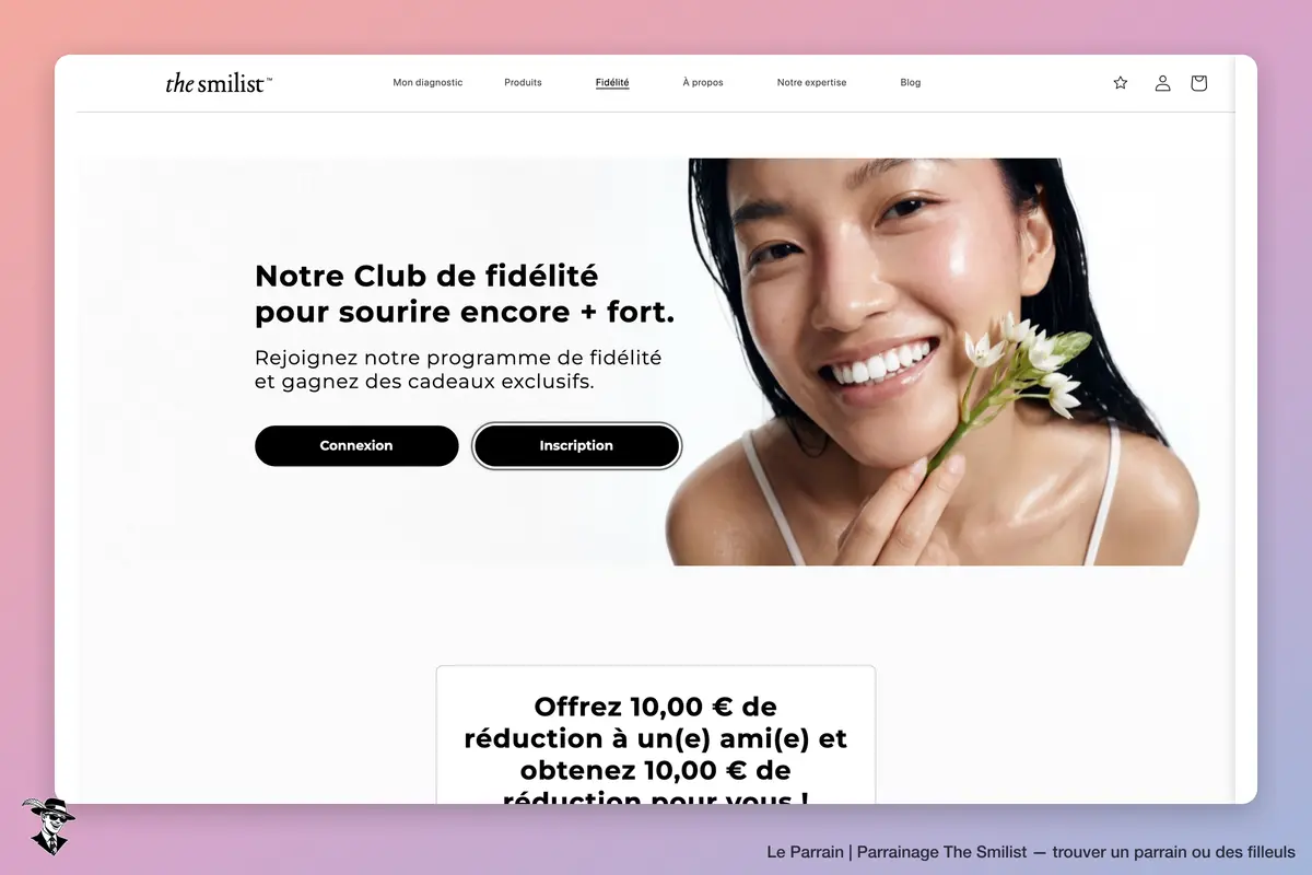 Page parrainage de The Smilist