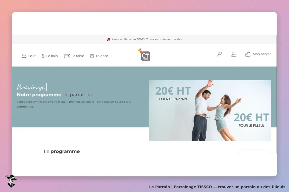 condition parrainage