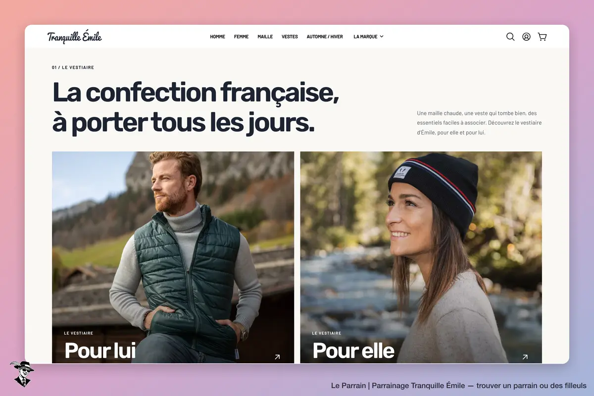 Capture d'écran de Tranquille Émile