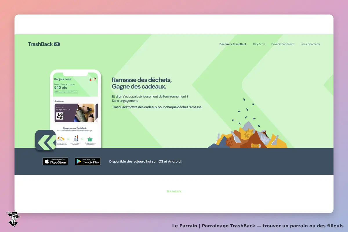Page d'accueil du site
