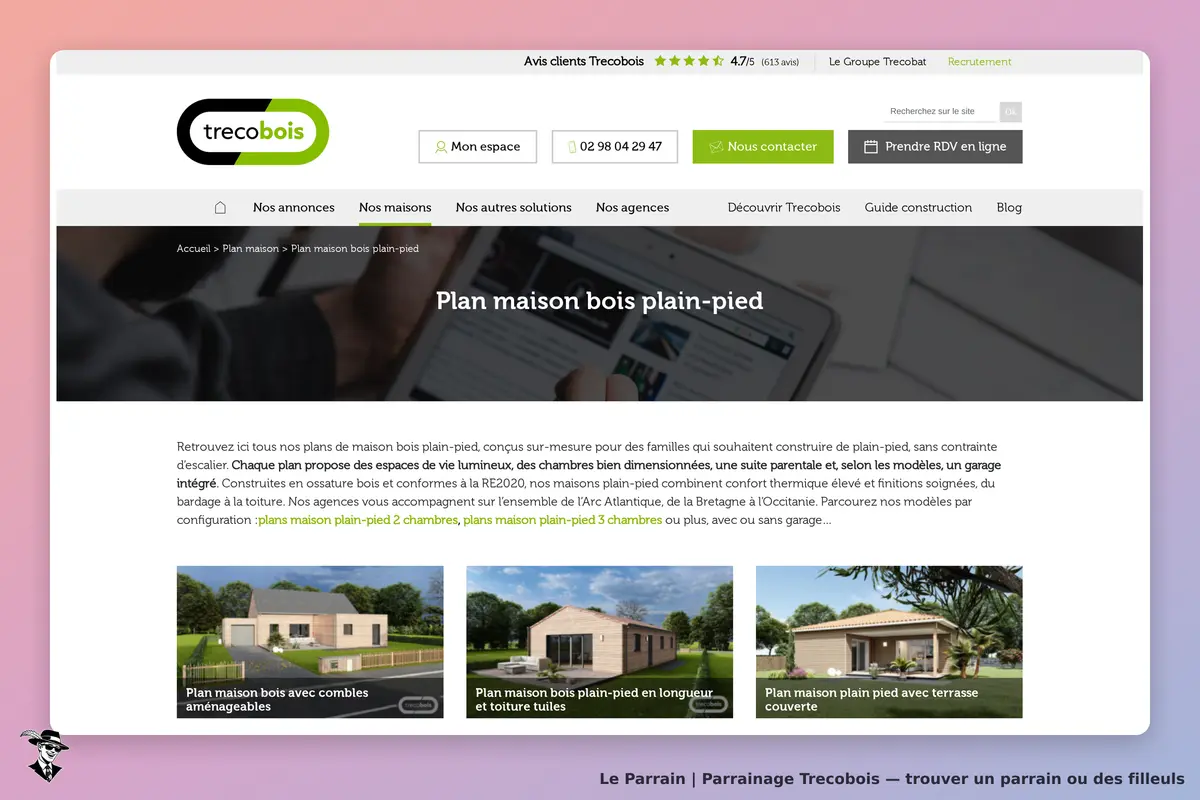 Page catégorie de Trecobois