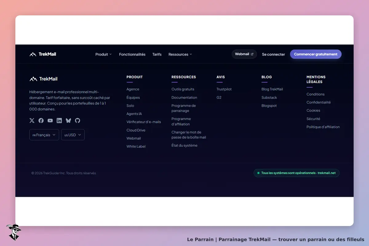 Page d'acceuil