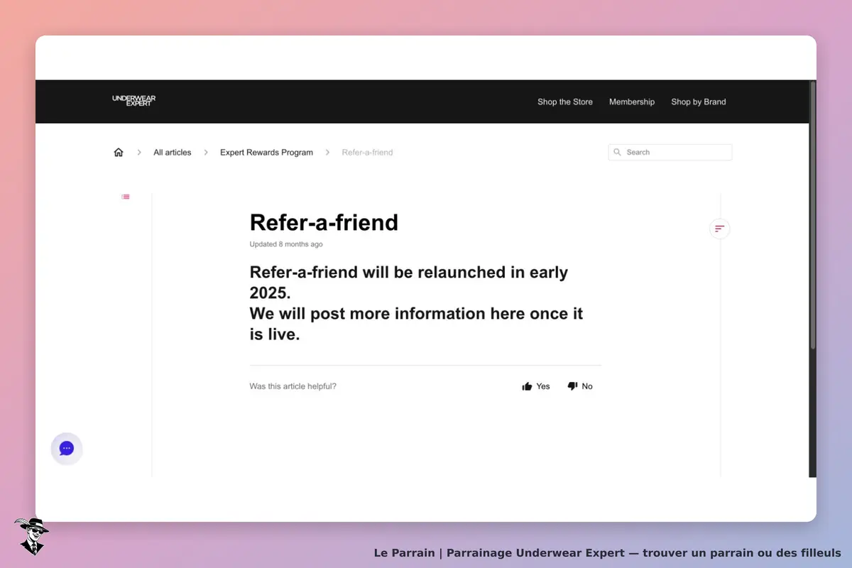 Aide officielle toujours accessible : annonce de relance début 2025, en décalage avec l’offre affichée sur Rewards. Cette contradiction documentaire impose de confirmer la disponibilité dans le compte ; elle ne prouve pas une fermeture générale.