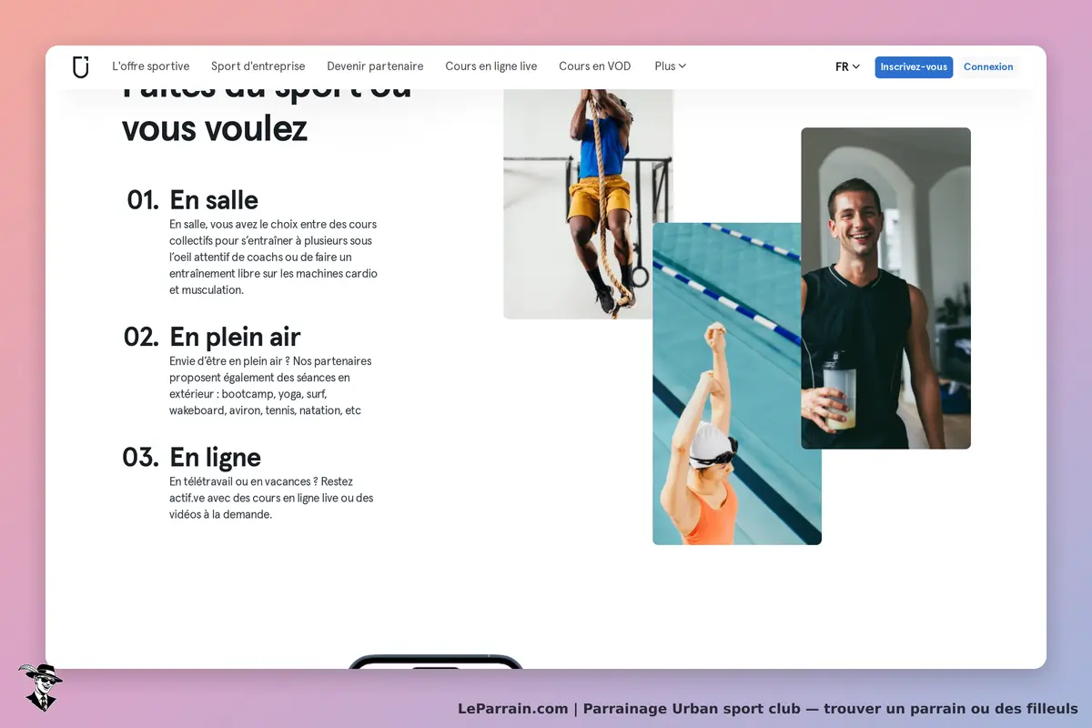 Urban Sport Club : présentation des activités sportives en salle, en plein air et en ligne