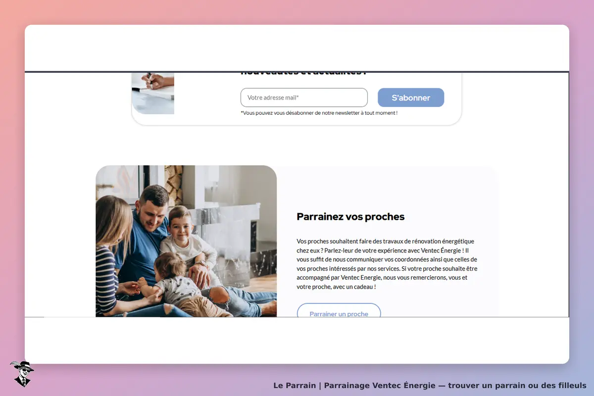 condition parrainage