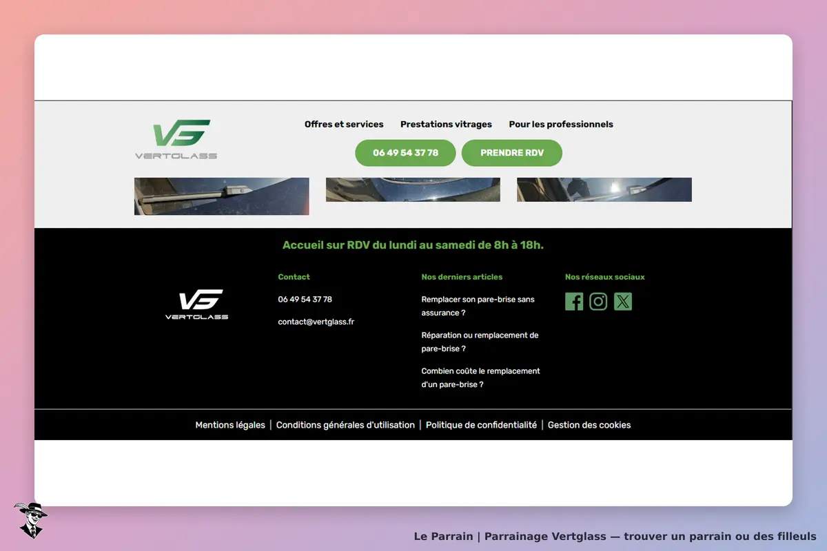 page oficiel