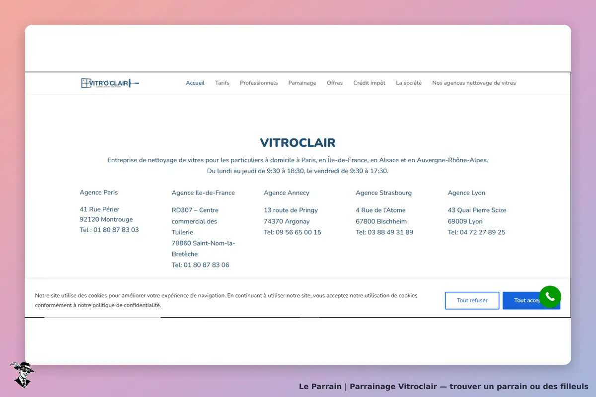 page oficiel