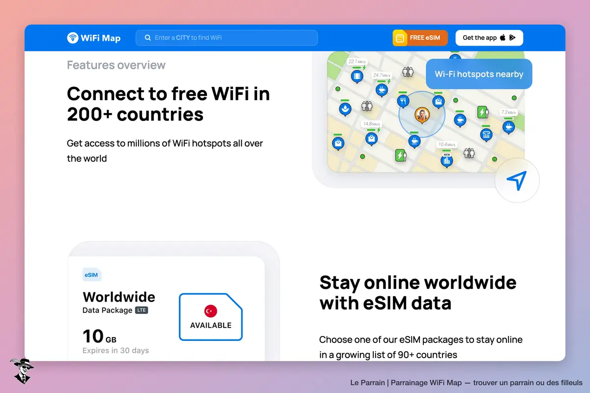 Capture d'écran de WiFi Map