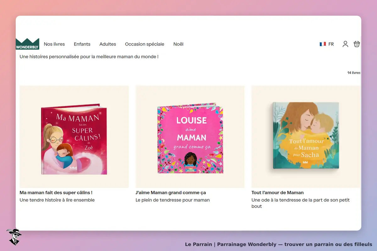 Wonderbly : trois livres illustrés pour célébrer l'amour des mamans, avec titres et descriptions
