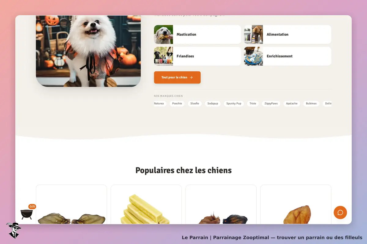 Capture d'écran de Zooptimal