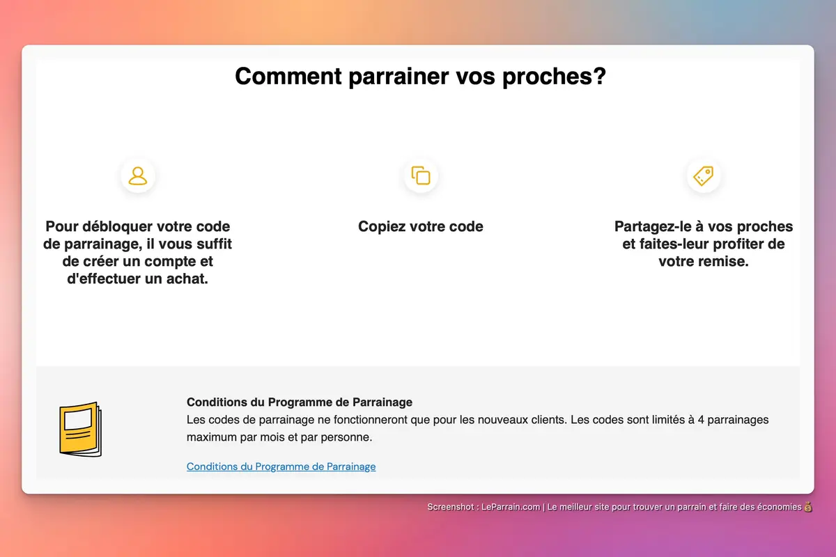 Capture d'écran 5 du programme de parrainage PerfectDraft