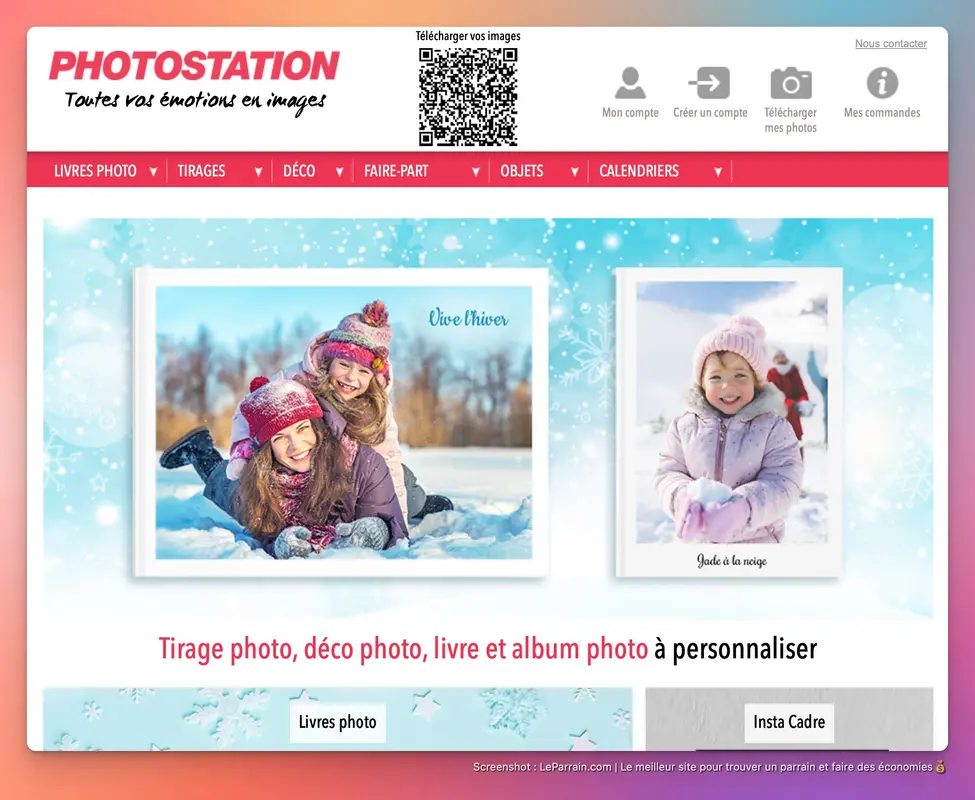Capture d'écran 1 du programme de parrainage Photostation