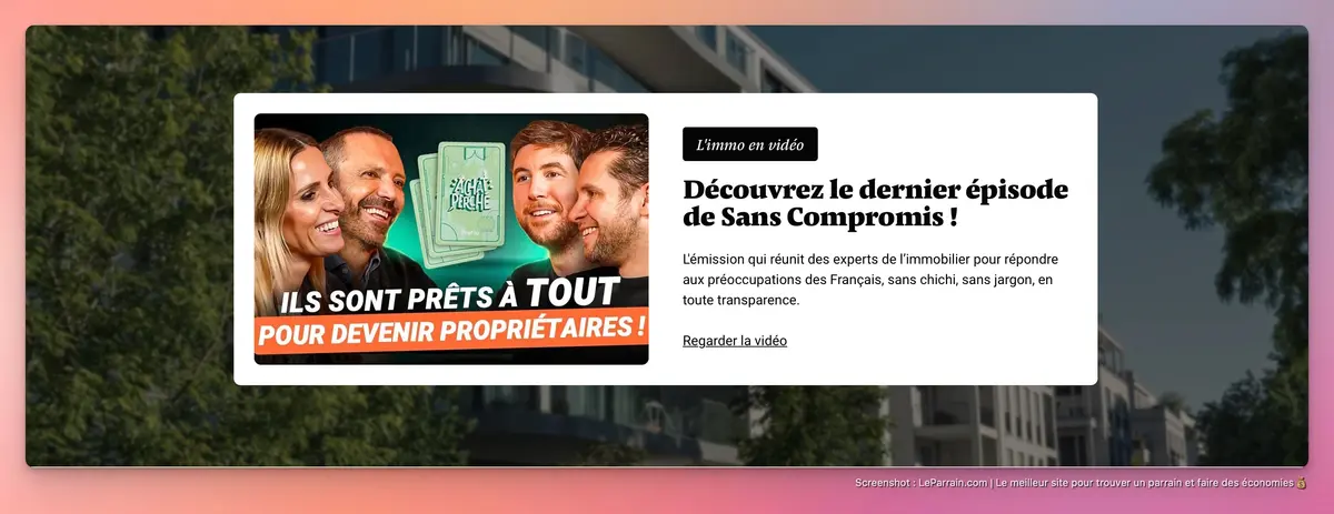 Capture d'écran 3 du programme de parrainage Pretto
