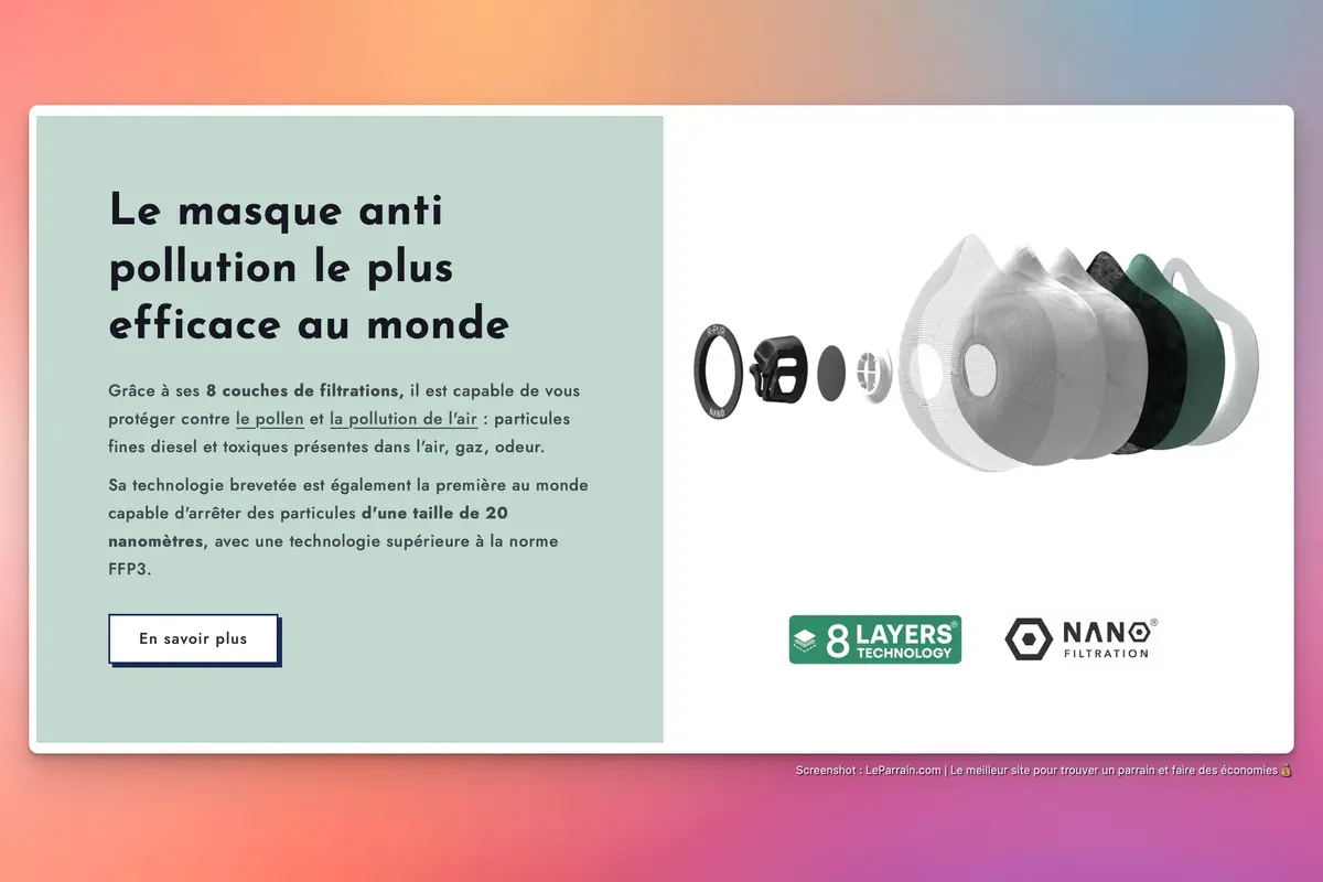 Capture d'écran 4 du programme de parrainage R-PUR