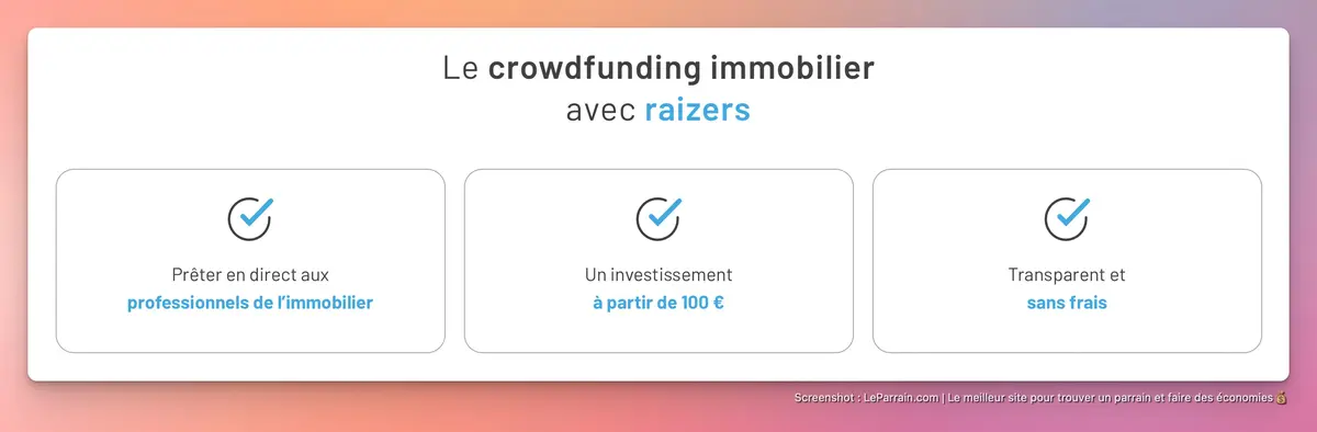 Capture d'écran 4 du programme de parrainage Raizers