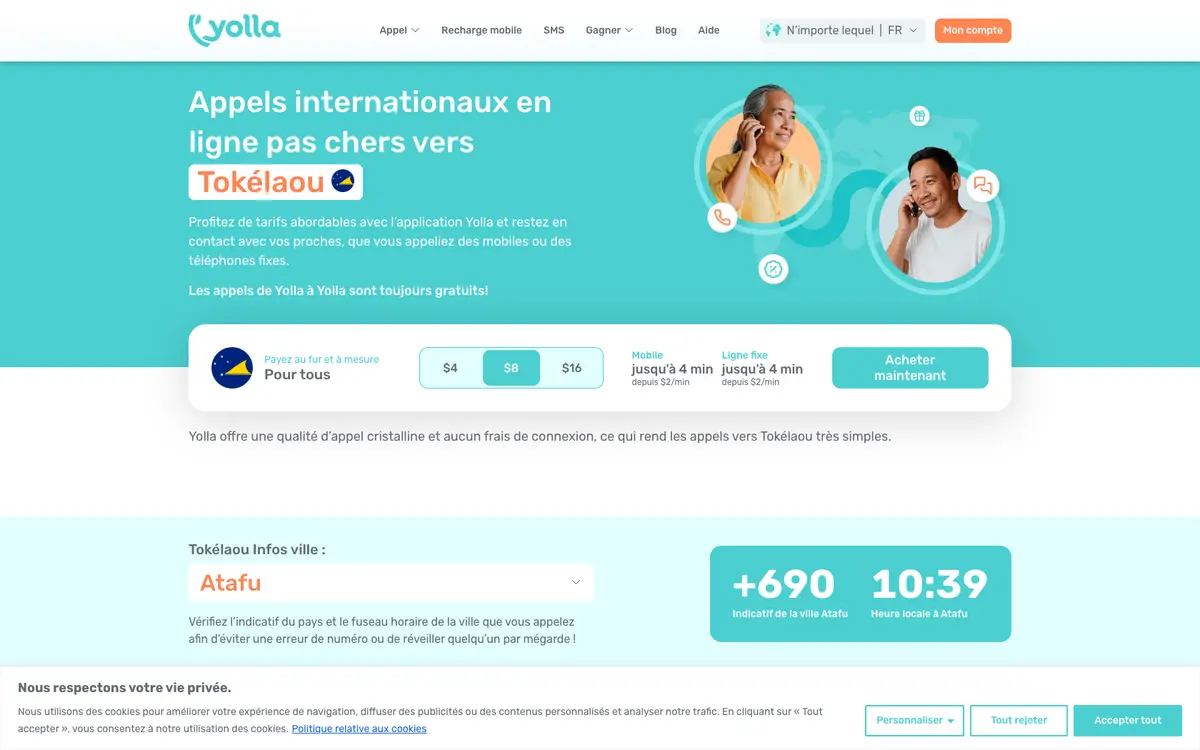Page programme de parrainage Yolla