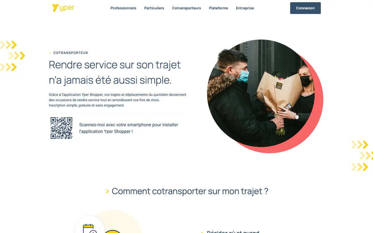 Page programme de parrainage Yper
